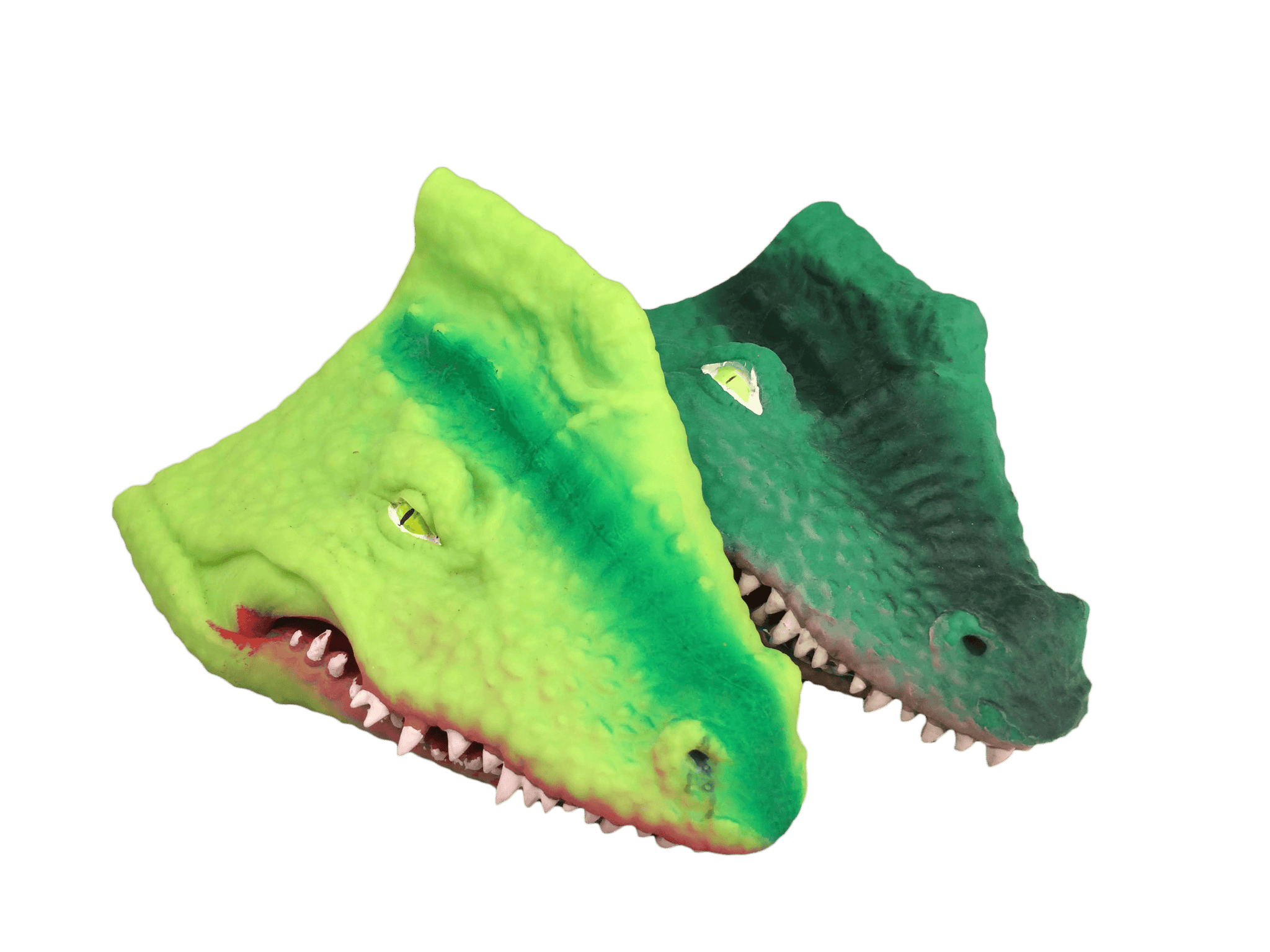 plastic silicone alligator hand puppets