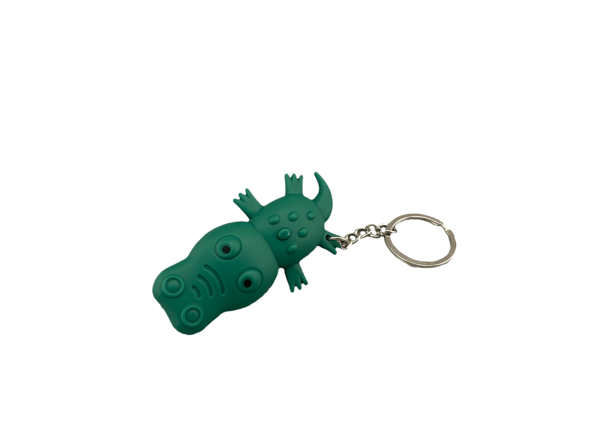 Gator Key Chain w Light Sound Alligator King
