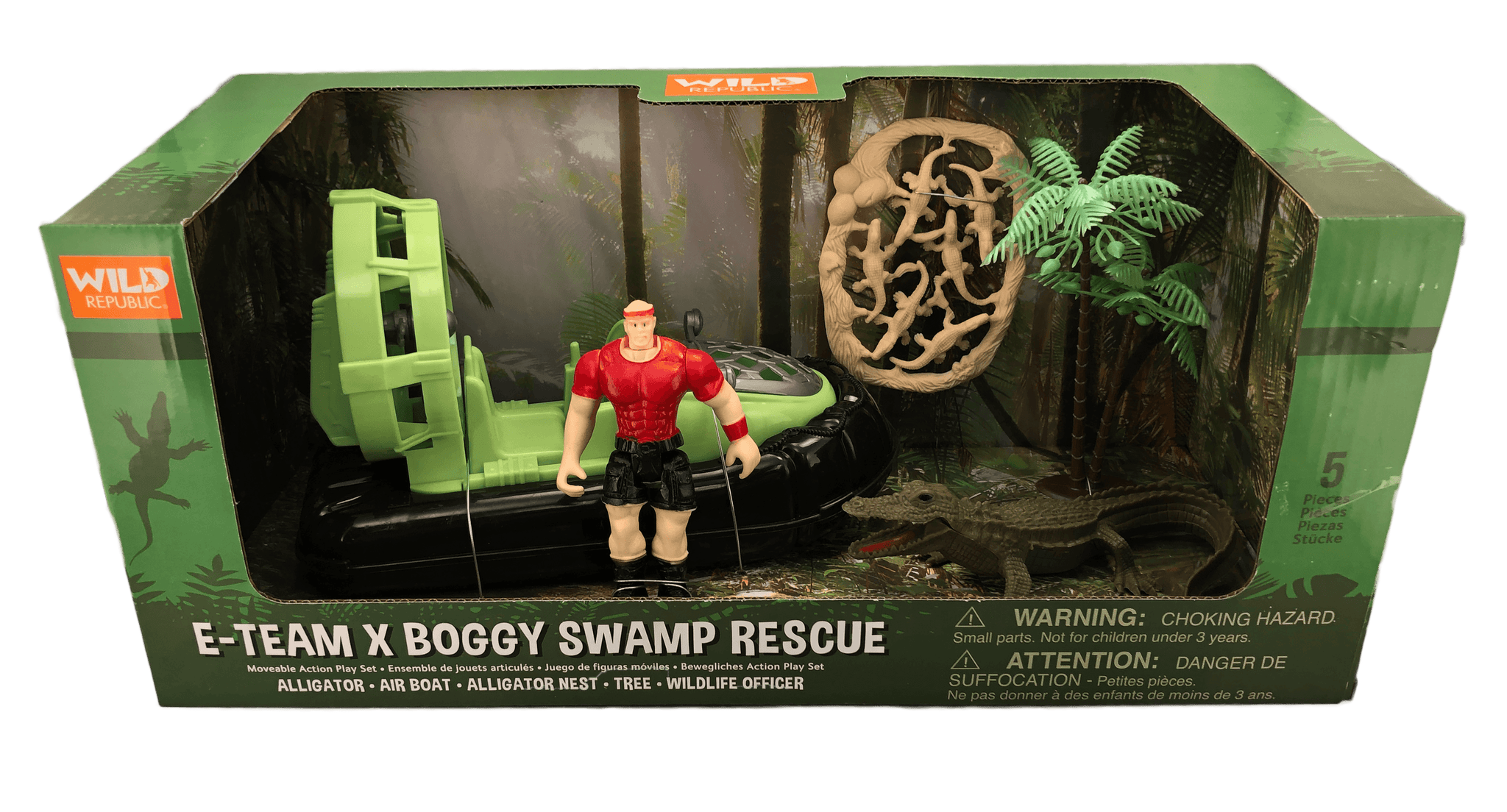 swamp alligator toy playset